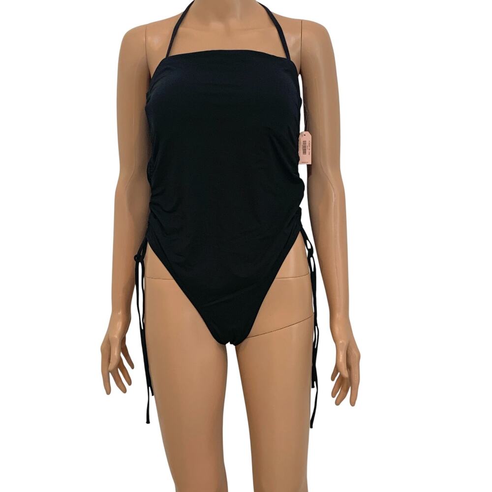 Dobreva large ruched convertible bandeau swimsuit SW 3380